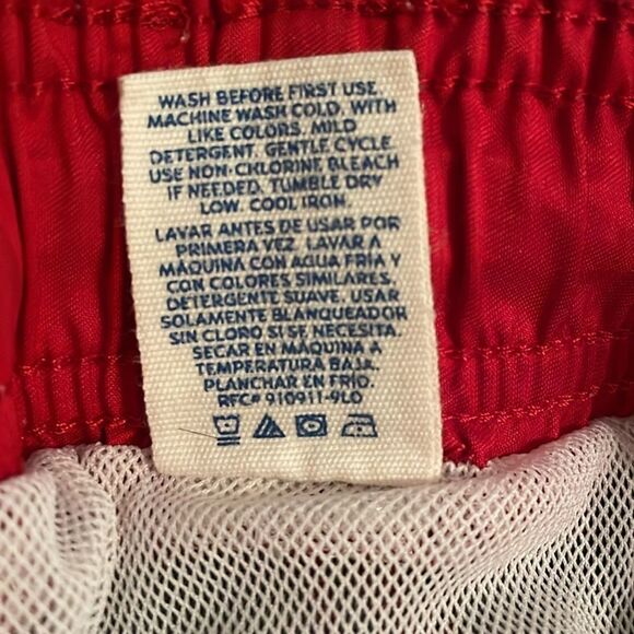 OP Ocean Pacific Hawaiian Board Shorts Swim Trunks Boys Size Large 10-11 Sharks - Picture 8 of 11